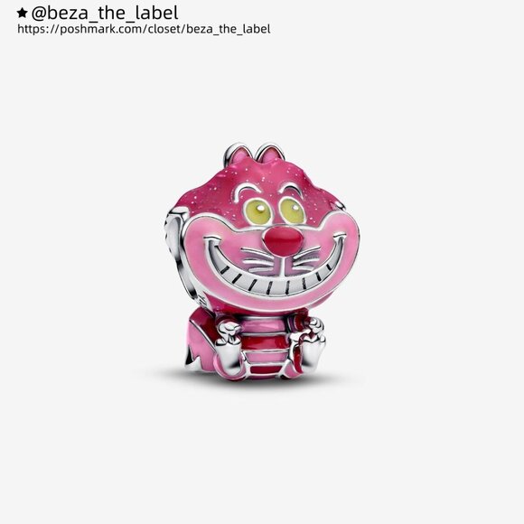 Pandora Disney Alice in Wonderland Cheshire Cat Charm - Picture 1 of 5